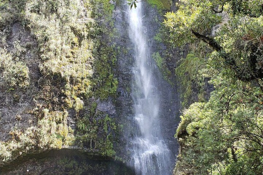Giron Waterfall and Busa Lake