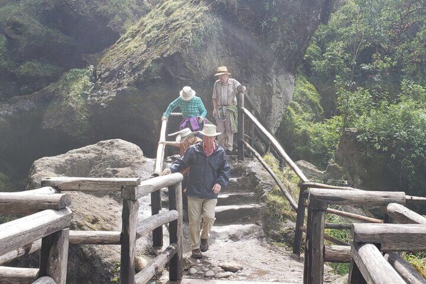 Giron Waterfall and Busa Lake