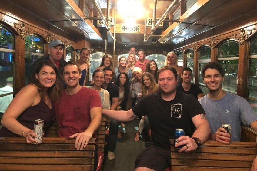 What better way to take in the sights and stories of Philadelphia then with a drink on an old fashioned trolley ride.