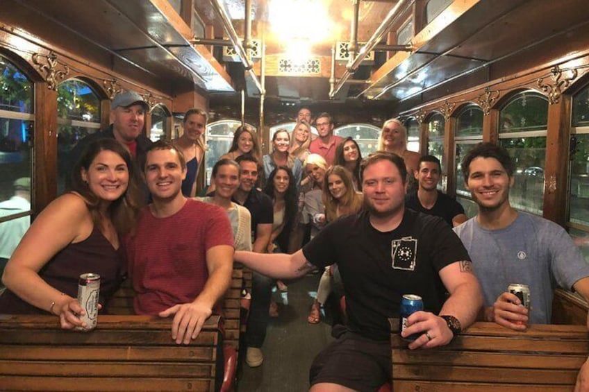 What better way to take in the sights and stories of Philadelphia then with a drink on an old fashioned trolley ride.