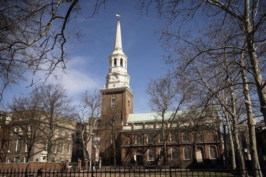 Historic Christ Church as seen on Grim Philly's Witches and Ghost Tour of Philadelphia