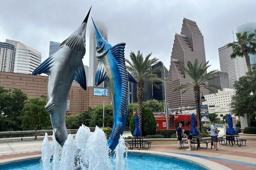 Houston City Tour and Downtown Aquarium All Rides Pass