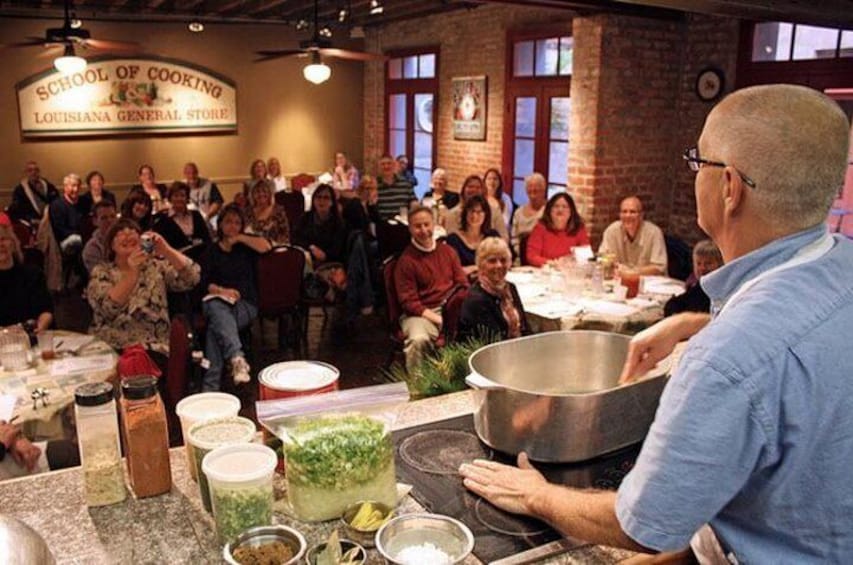 Learn the Secrets of New Orleans Cooking in the Demonstration Class