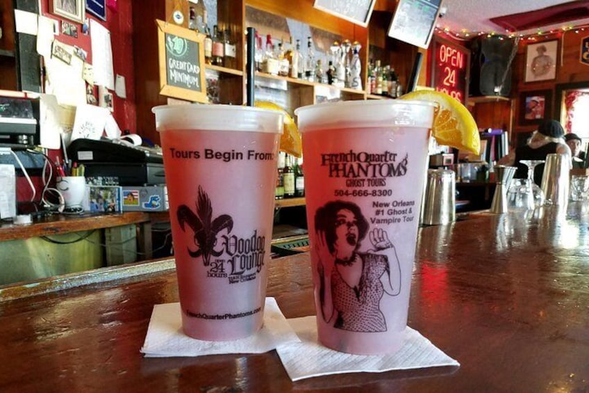 Enjoy BOGO Hurricane drinks in a Free Souvenir Cup - Take one along on tour!