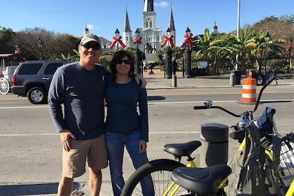 New Orleans historia och sightseeing cykeltur för små grupper