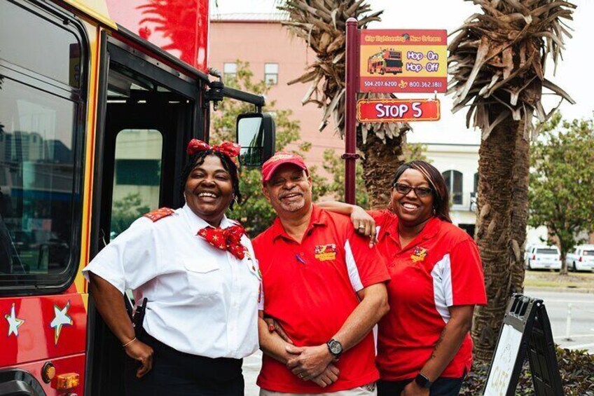 Our friendly staff are ready to greet you as you hop-on and hop-off!