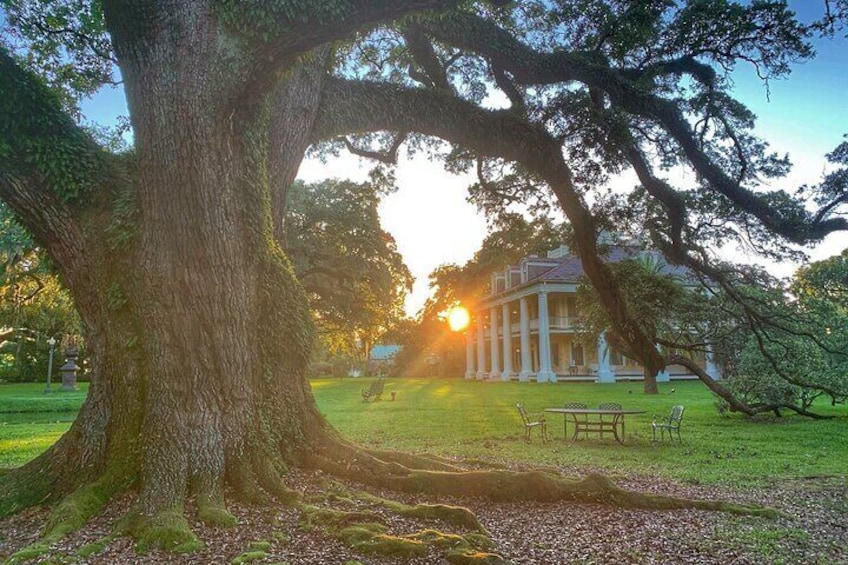 Mansion at Sunset