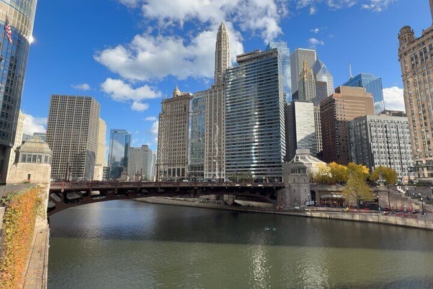 City Skyline Views at the Chicago River