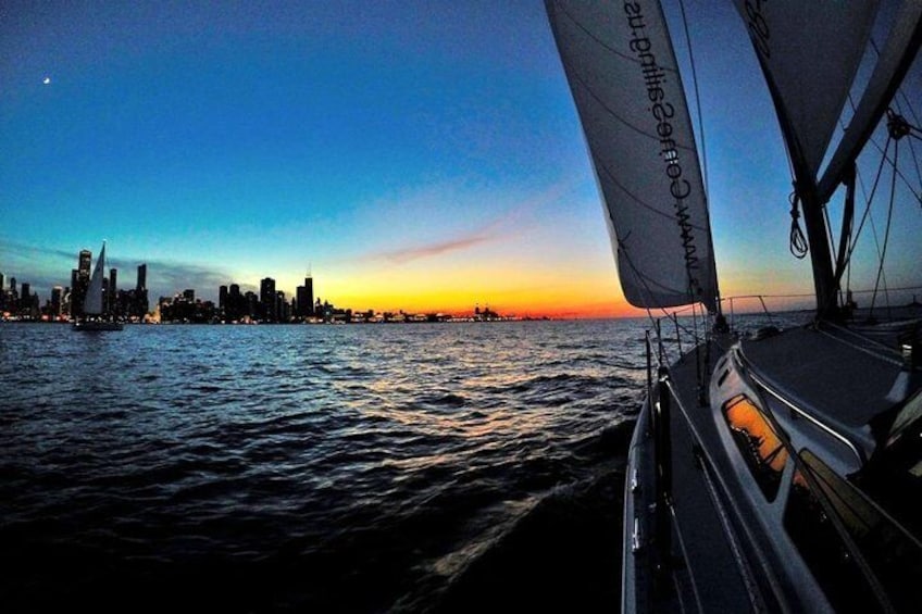 Sunset Sails in Chicago