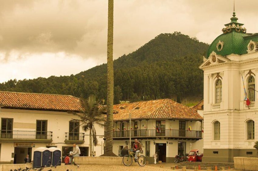 The town Square in Zipaquira