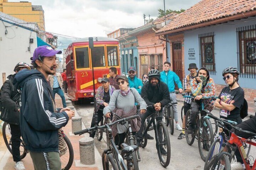 Bogotá Bike Tour with street art