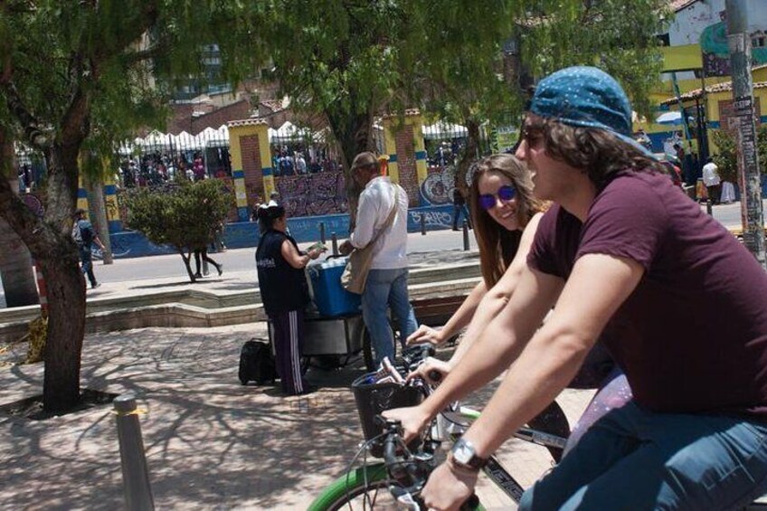 Bogota Bike Tour with street art
