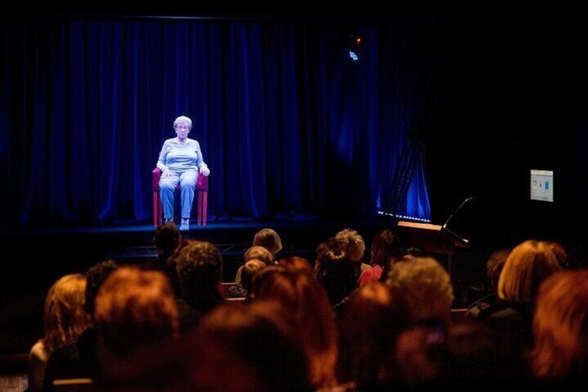 See the Survivor Stories Theater Experience in the Take A Stand Center. 3D Interactive Holograms of Holocaust Survivors answer audience questions. What Will You Ask Them?