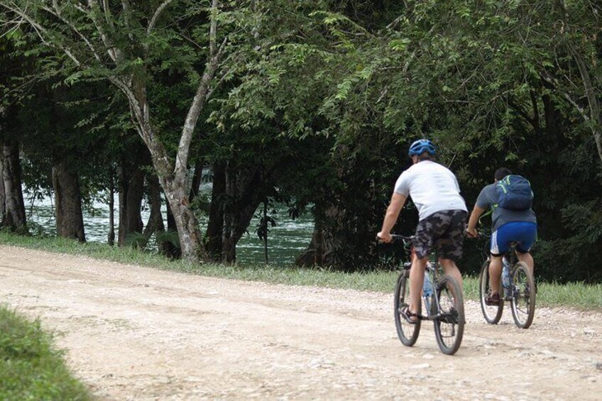 Mountain Bike Adventure to Xunantunich Maya Site in Belize