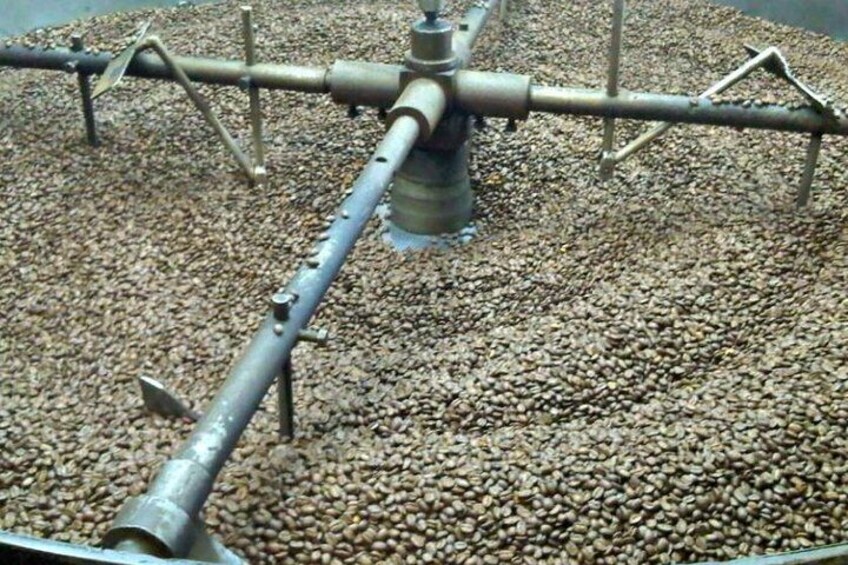 Coffee grinding process