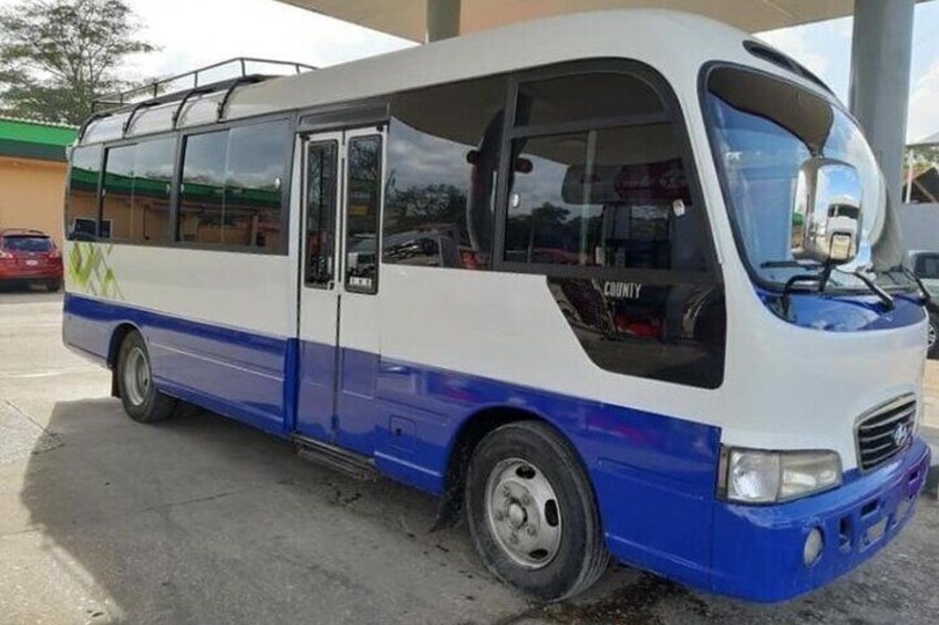 Bus Transfer Belize City to Flores (Guatemala)