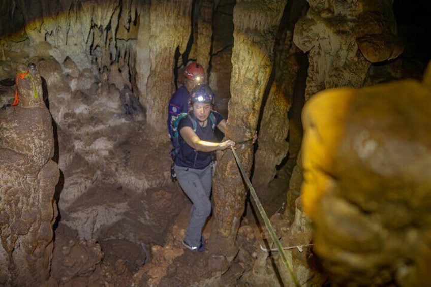 Day Trip To Crystal Cave and Blue Hole National Park