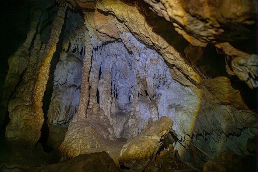 Day Trip To Crystal Cave and Blue Hole National Park