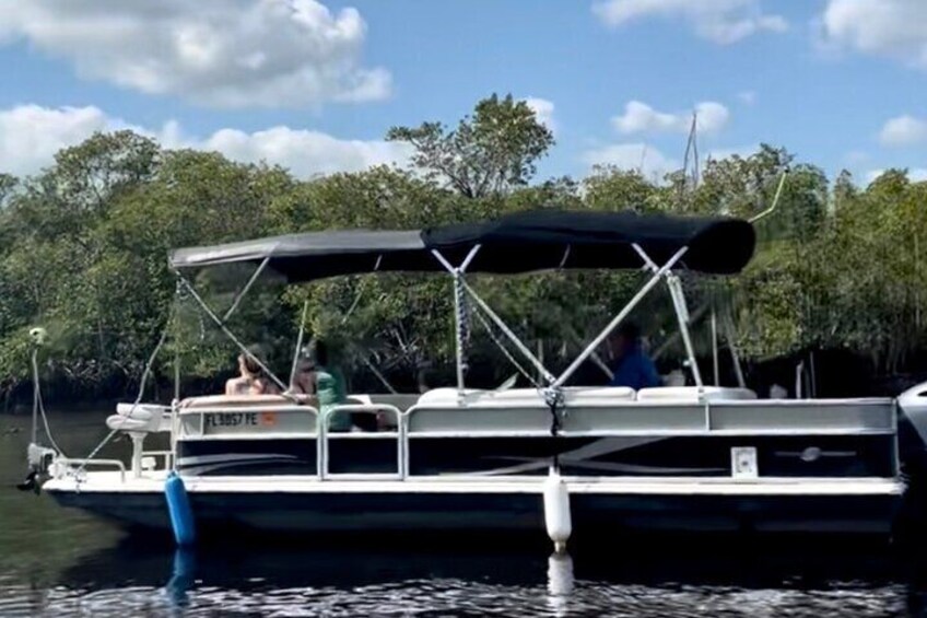 6 passenger covered boat