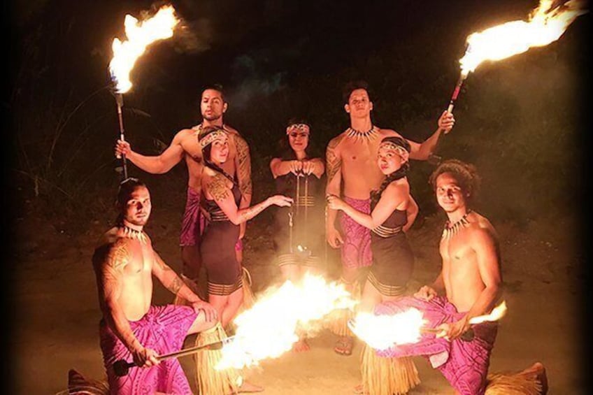 Show item 1 of 6. Skip the Line: Polynesian Fire Luau and Dinner Show Ticket at the Hawaiian Inn