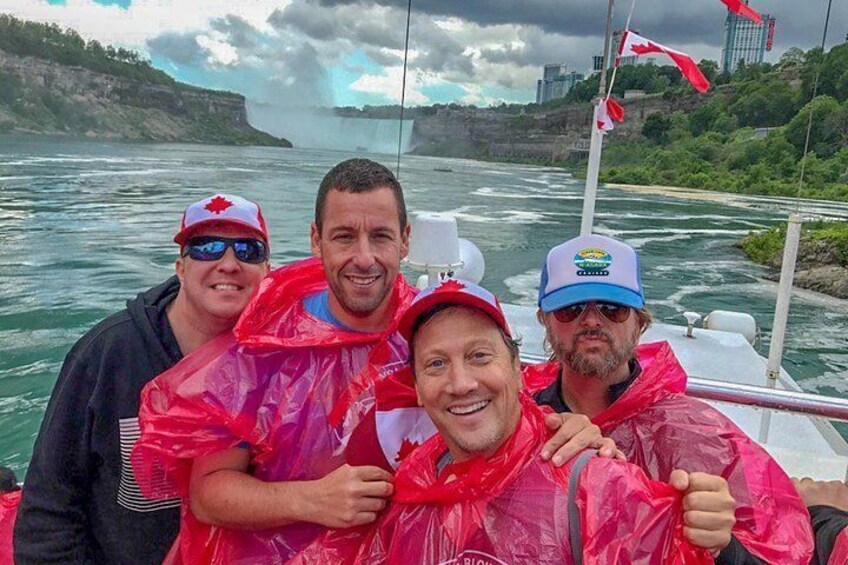 Adam Sandler on the Hornblower Boat Ride