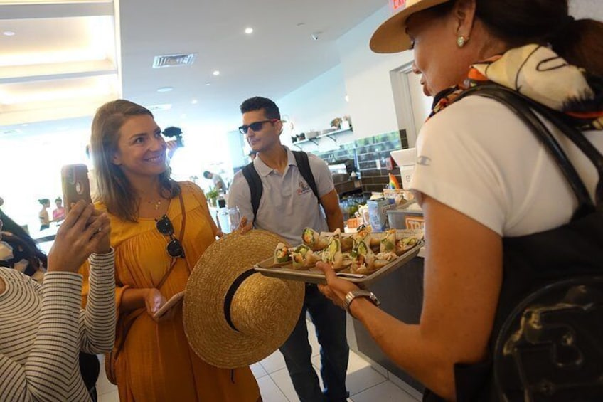 Tastings at the market