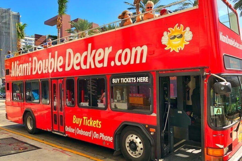 Miami Double Decker Bus Tour Included