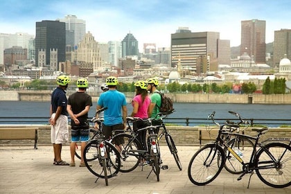3 Hour Montreal City Bike Tour with Wine or Beer (AM & PM)
