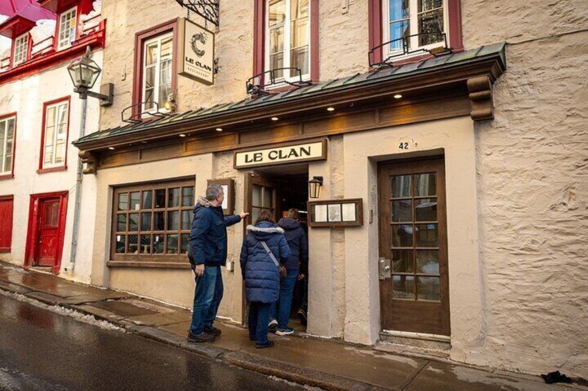 Combo Historical and Food Tour of the Old Quebec City