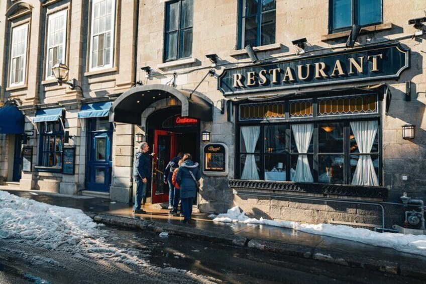 Evening Gourmet Tour 5 Course Dinner - History and Food in Old Quebec City