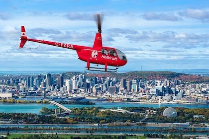 Tour d'hélicoptère - Survol de Montréal