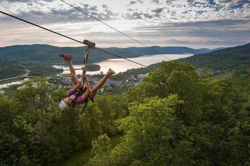 Guided Zipline Tour in Mont Tremblant