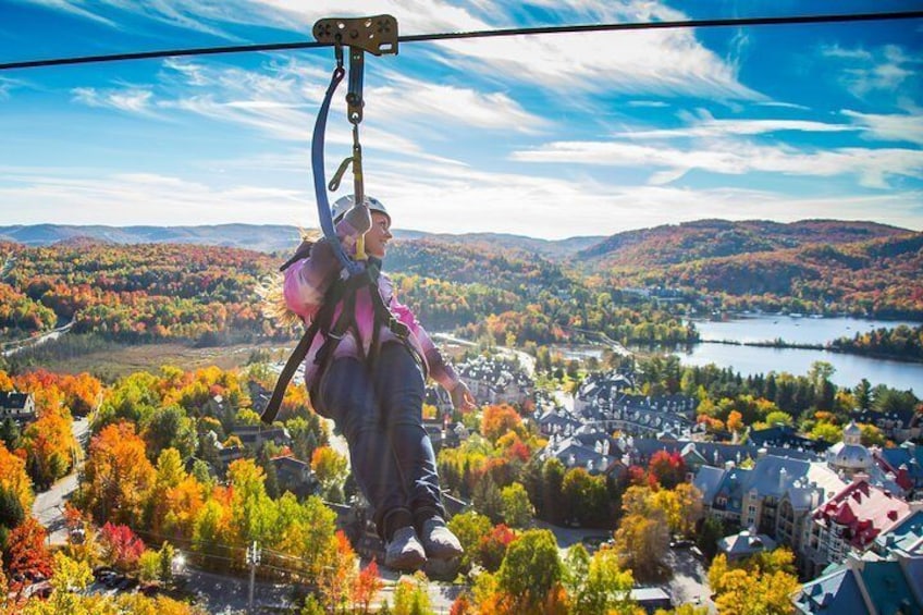 Guided Zipline Tour in Mont Tremblant
