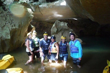 Cave Kayaking or tubing, Ziplines and Altun Ha V.i.V.