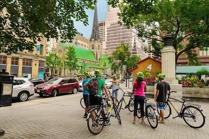 3Hr Montreal Architecture Bike Tour with regular or E-bikes Beer & wine inc...
