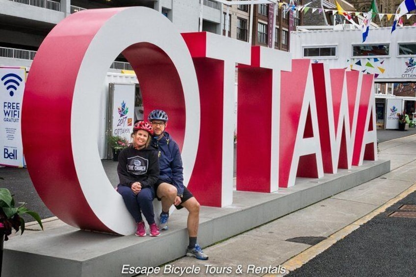 We love biking in Ottawa!