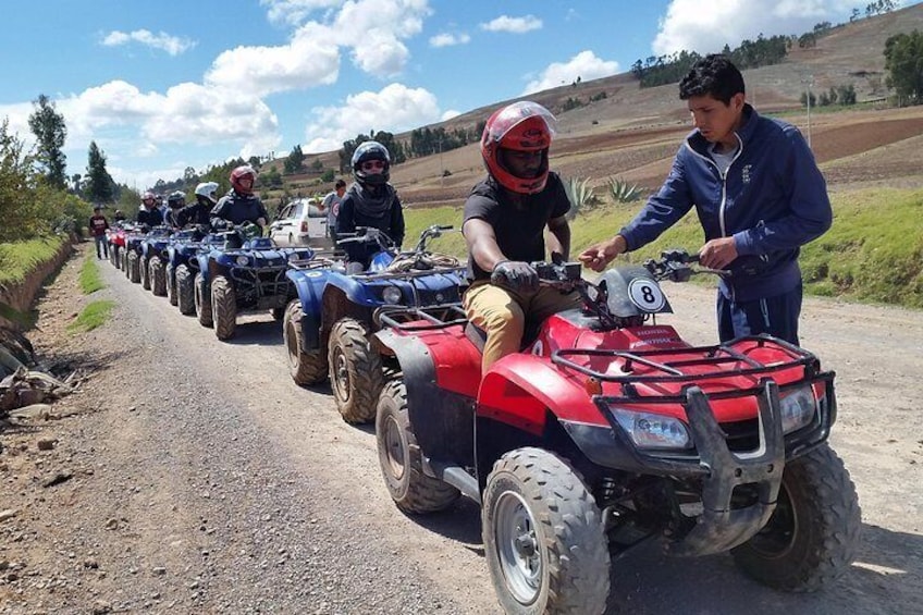 Atv Ride to Moray in the sacred valley of the incas 