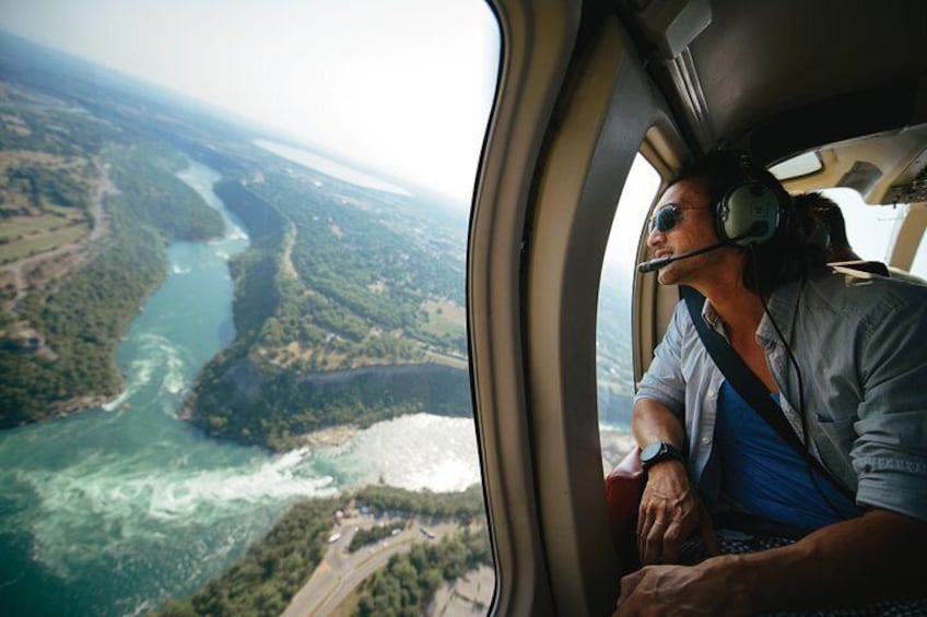 Enjoy views of Niagara Falls from a helicopter!