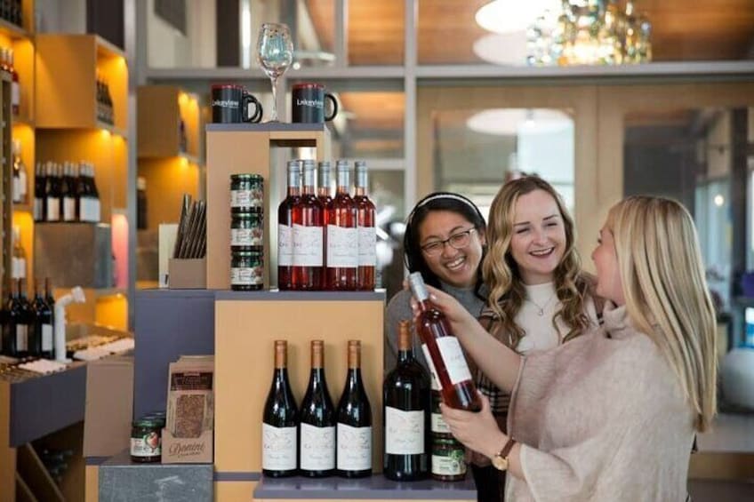 Find your favorite vintage. Plenty of shopping options at each wineries spacious boutique wine store.