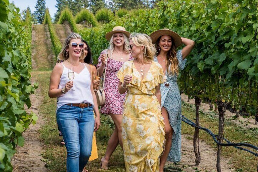 Grab an extra glass of wine and take a few memorable photos amongst the vines. Ask at each stop for great deals on bottles & by-the-glass options.