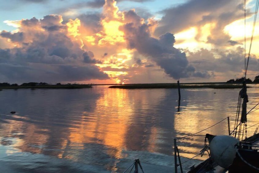 Masonboro Island- home for dolphins, pelicans, ospreys, and many other waterfowl
