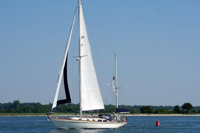 Masonboro Inlet departure from Wrightsville Beach