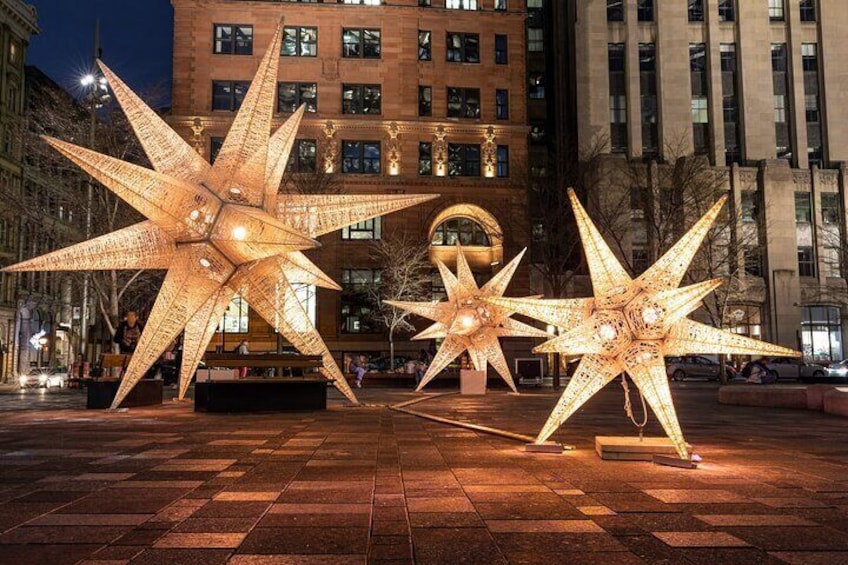 Christmas Walking Tour in Old Montreal