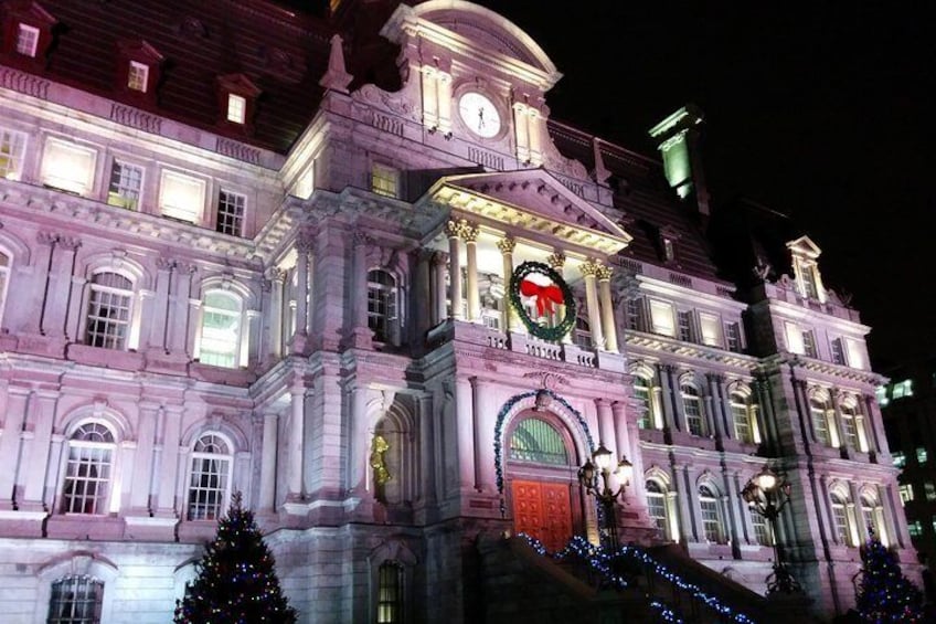 Christmas Walking Tour in Old Montreal