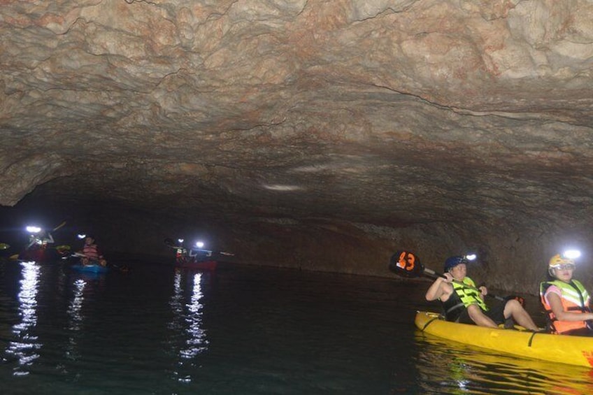 Caves Kayaking Zipline Experience from Ambergris Caye San Pedro