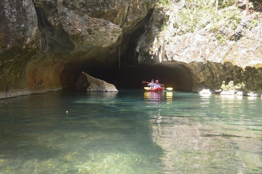 Caves Kayaking Zipline Experience from Ambergris Caye San Pedro