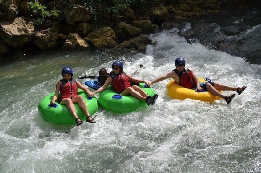 River Rapids Waterfalls Tubing and Beach Adventure