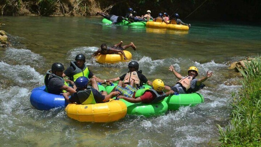 River Rapids Waterfalls Tubing and Beach Adventure