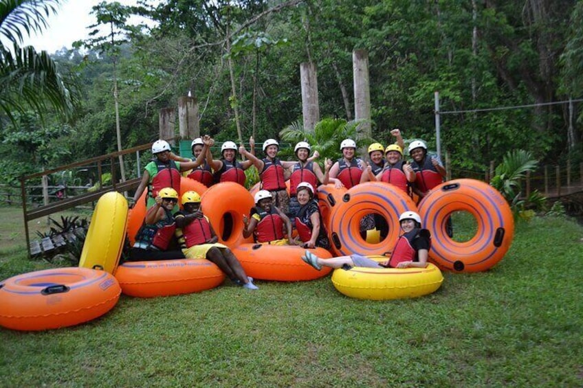 River Rapids Waterfalls Tubing and Beach Adventure