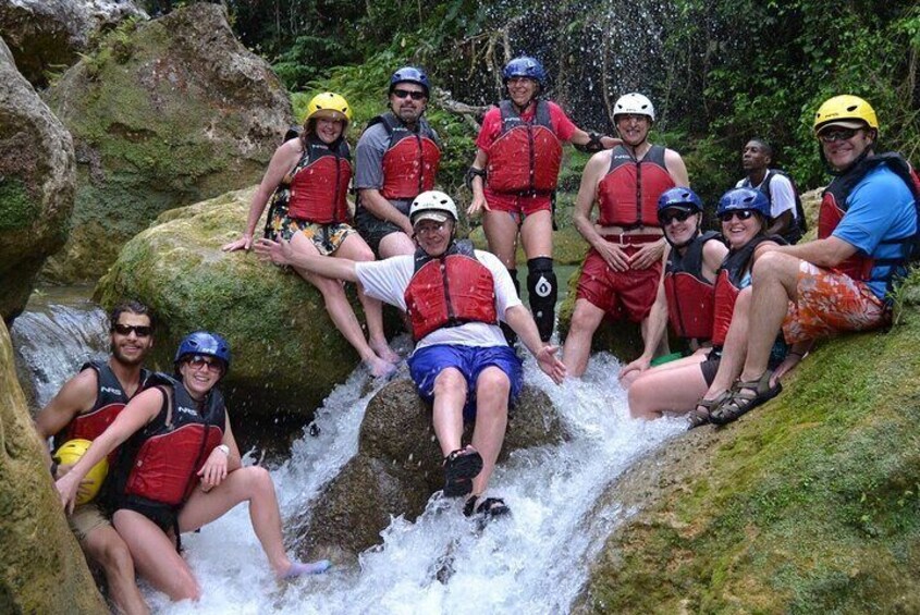 River Rapids Waterfalls Tubing and Beach Adventure